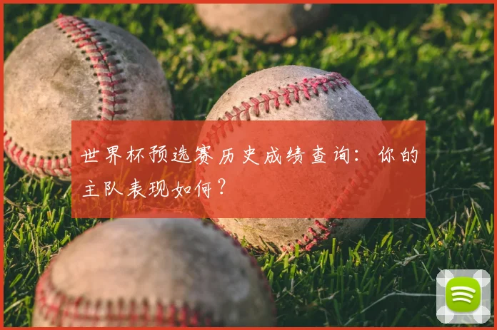 世界杯预选赛历史成绩查询：你的主队表现如何？